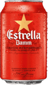 CERVEZA ESTRELLA DAMM (Pack 24 x 33cl) | Productos para Clubes Sociales de Cannabis | Vending para Asociaciones Cannábicas | Bebidas para Clubes de Cannabis