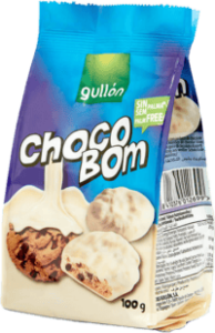 GALLETAS CHOCO BOM CHOCOLATE BLANCO CON LECHE GULLÓN (Pack 12 x 100g) | Productos para Clubes Sociales de Cannabis | Vending para Asociaciones Cannábicas | Alimentos para Clubes de Cannabis