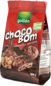 GALLETAS CHOCO BOM CHOCOLATE CON LECHE GULLÓN (Pack 12 x 100g) | Productos para Clubes Sociales de Cannabis | Vending para Asociaciones Cannábicas | Alimentos para Clubes de Cannabis