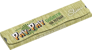 PAPEL PAY-PAY GOGREEN SLIM (110MM) (50 libritos) | Productos para Clubes Sociales de Cannabis | Vending para Asociaciones Cannábicas | Papel de fumar para Clubes de Cannabis
