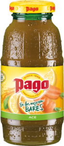 ZUMO DE ACE PAGO 20 cl (Pack 24 x 20cl) | Productos para Clubes Sociales de Cannabis | Vending para Asociaciones Cannábicas | Bebidas para Clubes de Cannabis