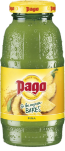 ZUMO DE PIÑA PAGO 20cl (Pack 24 x 20cl) | Productos para Clubes Sociales de Cannabis | Vending para Asociaciones Cannábicas | Bebidas para Clubes de Cannabis
