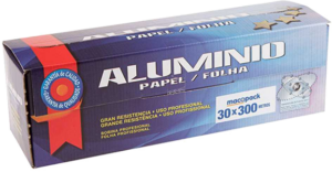 PAPEL ALUMINIO 30 X 300 MTS CON CAJA DISPENSADORA Y SIERRA | Productos para Clubes Sociales de Cannabis | Vending para Asociaciones Cannábicas | Productos de limpieza e higiene para Clubes de Cannabis