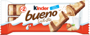 KINDER BUENO BLANCO (pack 30 x 43g) | Productos para Clubes Sociales de Cannabis | Vending para Asociaciones Cannábicas | Alimentos para Clubes de Cannabis