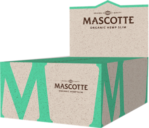 Compra Papel Mascotte Slim Hemp en presentación 1x50. Papel de cáñamo natural, ultrafino y de combustión lenta para una fumada más pura y ecológica. | Productos para Clubes Sociales de Cannabis | Vending para Asociaciones Cannábicas | Parafernalia para Clubes de Cannabis