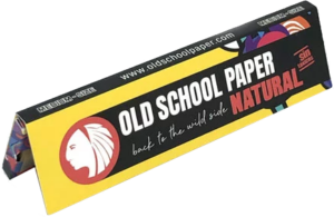 Compra Old School Paper Tamaño Medium, caja de 50 librillos. Papel de fumar natural, sin aditivos, para una combustión lenta y experiencia auténtica. | Productos para Clubes Sociales de Cannabis | Vending para Asociaciones Cannábicas | Papel de fumar para Clubes de Cannabis