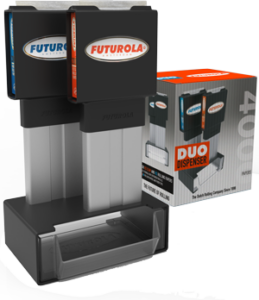 Compra Dispensador Futurola Duo. Ideal para dispensar papeles y filtros de manera rápida y eficiente. Perfecto para el club. | Productos para Clubes Sociales de Cannabis | Vending para Asociaciones Cannábicas | Parafernalia para Clubes de Cannabis