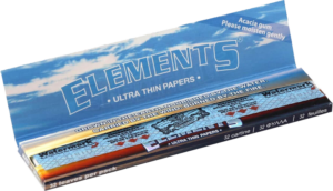 Descubre los papeles de fumar Elements King Size Slim, ultrafinos y de combustión lenta, fabricados con fibras de arroz 100% naturales y sin químicos.