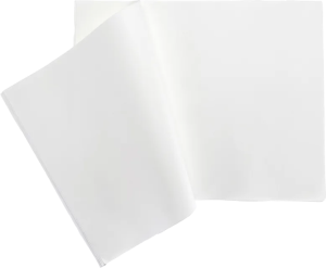 Adquiere nuestro papel parafinado de 80 gramos en paquetes de 60 hojas de 38x54 cm. Ideal para envolver y proteger la planta, resistente a la grasa y humedad.