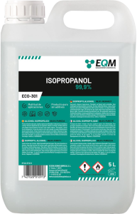 Compra Alcohol Isopropílico 99,9% en envase de 5 litros. Ideal para limpieza de componentes electrónicos, ópticos y desinfección de superficies. Evaporación rápida y sin residuos.