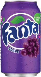 Refresco importado Fanta Grape en pack de 12 latas de 355 ml. Sabor uva intenso, ideal para vending o consumo en clubes sociales de cannabis.