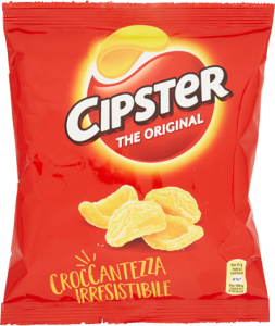 Cipster The Original pack 6x35g: snacks italianos de patata inflada (puffed) con textura ligera, aireada y ultra crujiente. Sabor original ligeramente salado. Snack ligero y adictivo, ideal para picar en sesiones de clubes sociales de cannabis sin pesar.