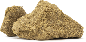 Placa de 25g de resina French Cream CBD de Green Gourmet, color arena claro y textura cremosa para suministro de clubes.
