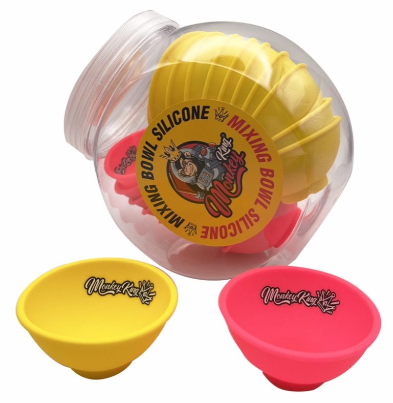 Display de 24 bandejas de silicona Monkey King Mixing Bowl en colores surtidos