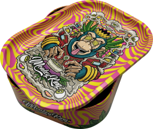 Caja bandeja metálica Monkey King Monkey Tray Box Hypno estampada en hojalata