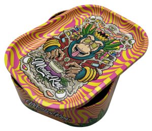 Caja bandeja metálica Monkey King Monkey Tray Box Hypno estampada en hojalata