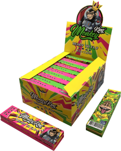 Display de 24 libritos Monkey King Monkey Pack magnético King Size Slim Ready to Fly con tips