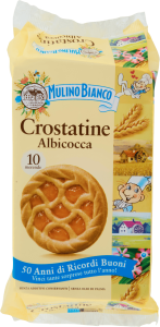 Display Mulino Bianco de 10 crostatinas de albaricoque, 40 g cada una