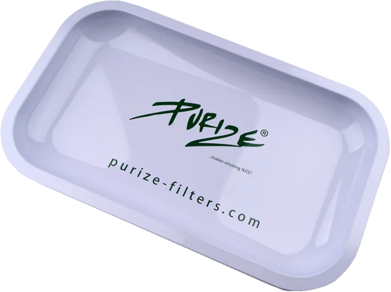 Bandeja metálica Purize Metal Tray en color blanco