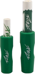 Unidad suelta de Purize Silicon doobiewood 6mm / 9mm en madera y silicona, marrón y verde